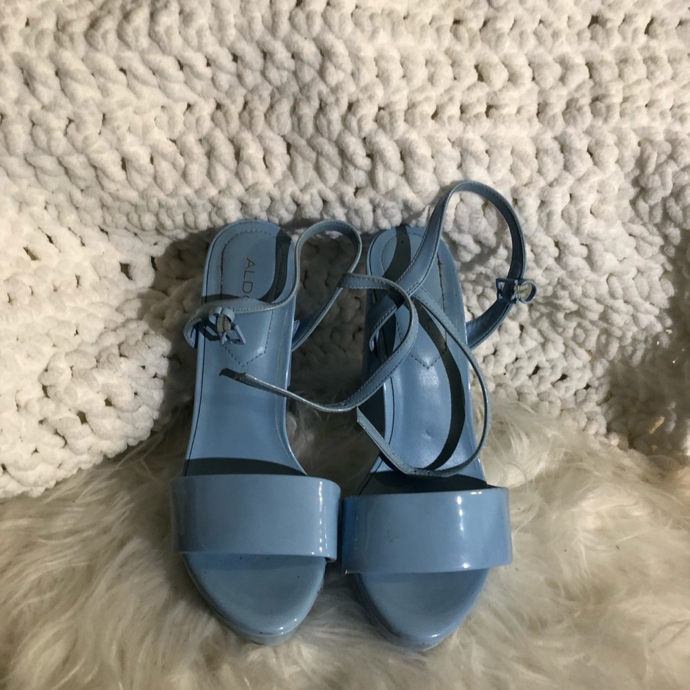 Aldo platform heels.